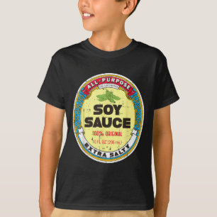 Halloween Sojasaus Grappige Groepsvoedsel Kostuum  T-shirt