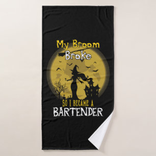 Halloween sorcière barman