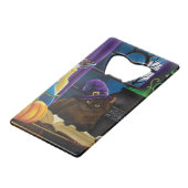 Halloween sorcière chat violet magie (Devant Angle)