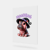 Halloween Sorcière Moo-Deng Hippo Bébé mou Pygmée (Angle)