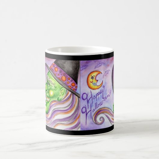 Halloween sorcière Mug (Centre)