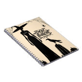 Halloween Sorcière Orange Carnet Spiral (Côté Droit)