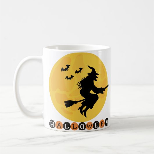 Halloween sorcière tasse (Gauche)