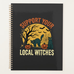 Halloween Soutenez Vos Sorcières Locales Chat Noir