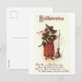 Halloween, Soyez Enfants pour un Jour, Carte Posta (Devant / Derrière)