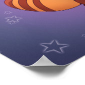 Halloween Space Panda Poster (Hoek)