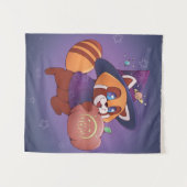 Halloween Space Panda Wandkleed (Voorkant (horizontaal))