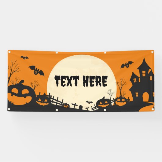  Halloween Spandoek (Horizontaal)