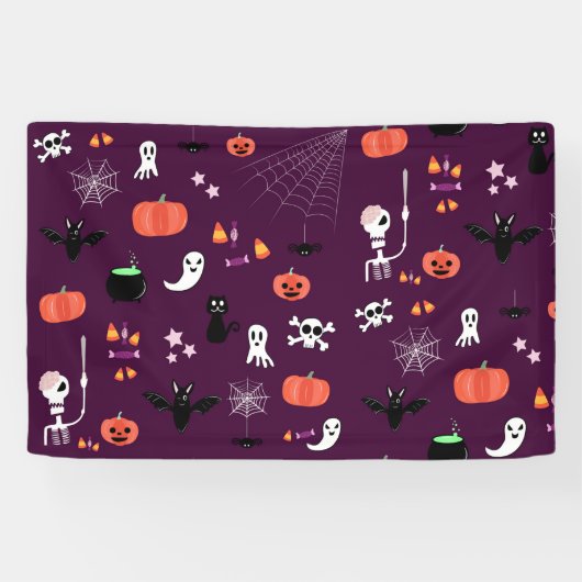 Halloween Spandoek (Horizontaal)
