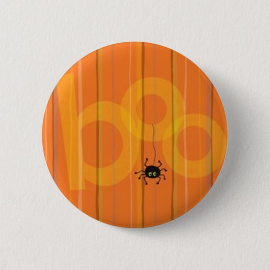 Halloween Spider Boo Button (Voorkant)