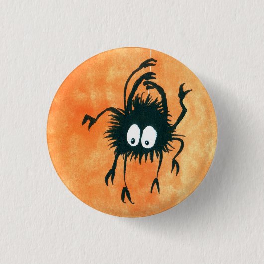 Halloween Spider Button! Ronde Button 3,2 Cm (Voorkant)