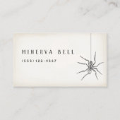 Halloween Spider Calling Card Contactkaartje (Voorkant)
