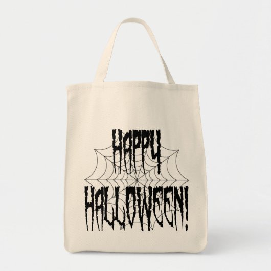 Halloween Spider Fingers and Web Tote Bag (Voorkant)