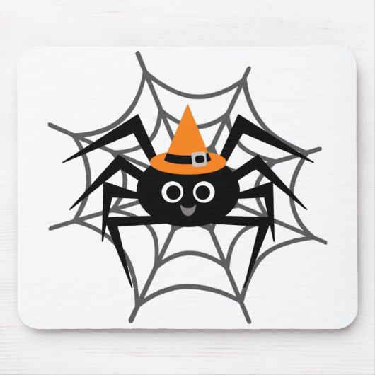 Halloween Spider in Web Tshirts en Gifts Muismat (Voorkant)