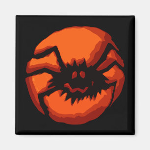 Halloween Spider Jack O Lantern Magneet