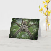 Halloween Spider Kaart (Gele Bloem)