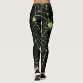 Halloween Spider Net Creatief Patroon Leggings (Achterkant)