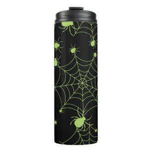 Halloween Spider Net Creatief Patroon Thermosbeker