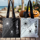 Halloween Spider noir et blanc sac