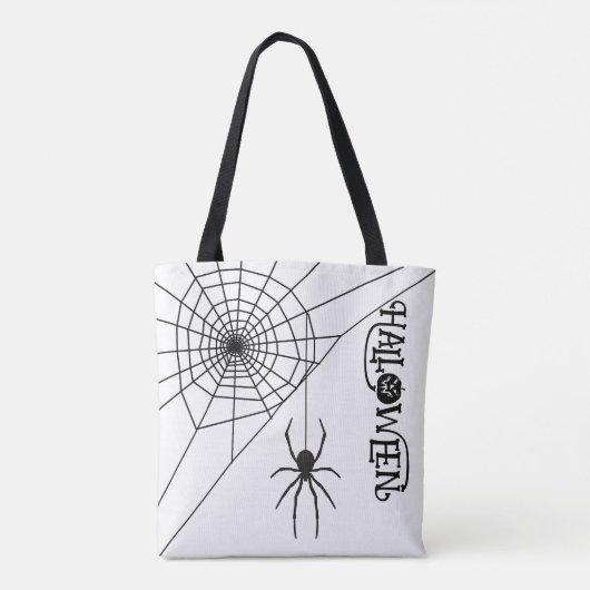 Halloween Spider noir et blanc sac (Dos)