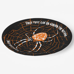 HALLOWEEN SPIDER PAPIEREN BORDJE