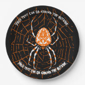 HALLOWEEN SPIDER  PAPIEREN BORDJE (Voorkant)