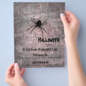 Halloween Spider Party Flyer (Hand)
