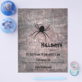 Halloween Spider Party Flyer (Enkel)