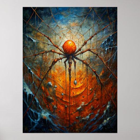 Halloween Spider Poster (Voorkant)
