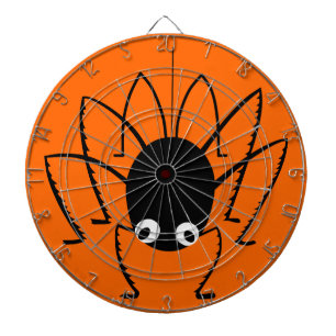 Halloween Spider Sinaasappel Dart Board met Darts Dartbord