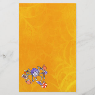 Halloween Spider Stationery Briefpapier