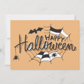 Halloween spider web fun ☜ Carte d'invitation pers (Devant)