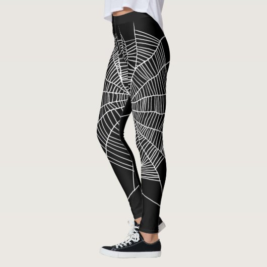 Halloween Spider Web Leggings (Gauche)