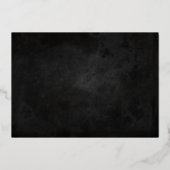 Halloween Spider Web Roos Gold Foil Uitnodiging (Achterkant)