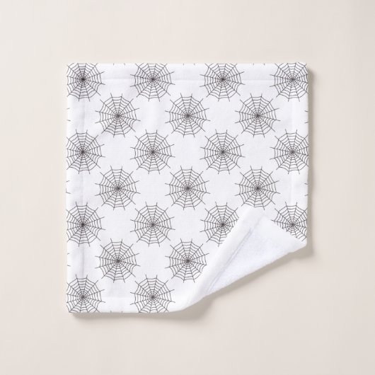 Halloween, Spider Web, Trick or treat, Boo Bad Handdoek (Wasdoekje)