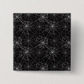 Halloween Spider Webpatroon | Button (Voorkant)