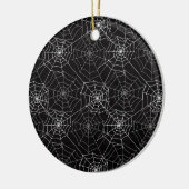 Halloween Spider Webpatroon | Keramische ornament (Links)