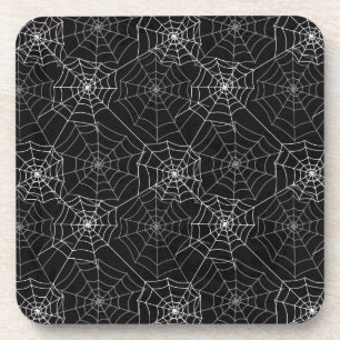 Halloween Spider Webpatroon Onderzetter