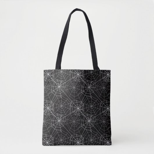 Halloween Spider Webpatroon | Tote bag (Voorkant)