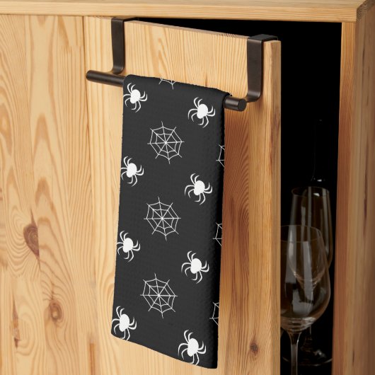 Halloween Spider Webs Kitchen Towel Theedoek (Derde Gevouwen)