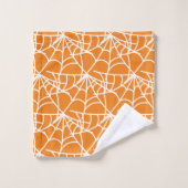 Halloween Spider Webs Motif Cobweb Éffrayant (Gant de toilette)