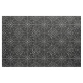 Halloween Spider Webs op Black Stof (Fat Quarter)