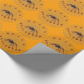 Halloween Spider Wrapping Paper Cadeaupapier (Hoek)