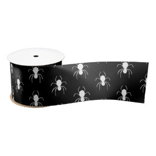 Halloween Spiders Spooky Zwart Wit Patroon Lint