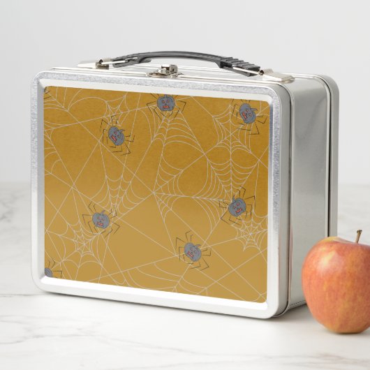 Halloween spiders web and pumpkins (In situ)