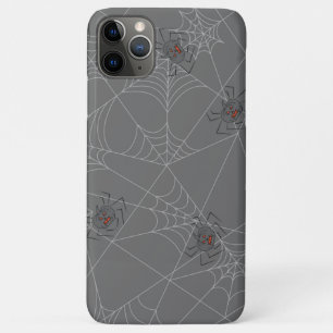 Halloween spiders web and pumpkins iPhone 11 pro max hoesje