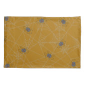 Halloween spiders web and pumpkins kussensloop (Achterkant)