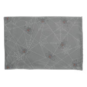 Halloween spiders web and pumpkins kussensloop (Voorkant)