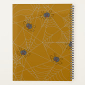 Halloween spiders web and pumpkins planner (Achterkant)