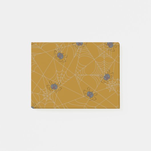 Halloween spiders web and pumpkins post-it® notes (Voorkant)